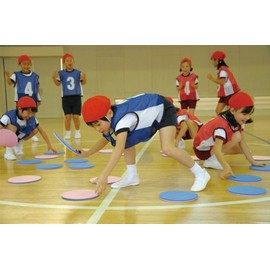 EVERNEW ETE092 Indoor Sports Reversi, Set of 10, Diameter 9.1 inches (23 cm) x Thickness 0.4 inches (1 cm)