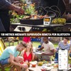 Inalámbrico Termómetro Carne, Termómetro Digital Cocina con 4 Sondas,Meat Thermometer