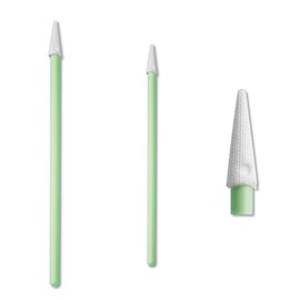 100pcs 3.0" Small Pointed Cleanroom Cleaning Swabs Lint Free Polyester Tip Swabs for Detailing, Small Hole and Hard-to-Reach Area CK-PS750