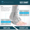 Z ATHLETICS Zenith Ankle Brace, Lace Up Adjustable Support –