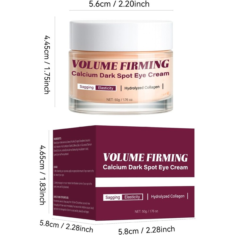 Crema de Ojos Calcium para Ojeras e Hinchazón con Niacinamida