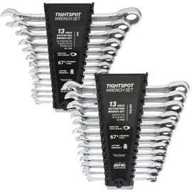 Jaeger 26pc TIGHTSPOT Ratcheting Wrench Master Set - Metric & Inch/SAE Combination Sizes