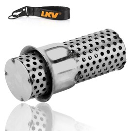 LKV Motorcycle DB Killer 51mm Universal Muffler Silencer Baffle Removable Noise Eliminator Compatible with Harley Moto Guzzi Honda Kawasaki Suzuki Yamaha Cruiser Scooter