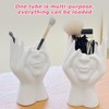 Face in Hands Planter,Small Vase,Flower Pot,White Face Planter,Hydroponic Vase, for