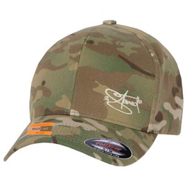 2Stoned, Flexfit baseball cap with embroidery, baseball cap for women, men and children (Flexfit Multicam) - Olive (Multicam) Not Applicable, size: s-m