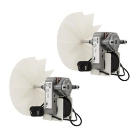 Endurance Pro Universal Bathroom Exhaust Vent Fan Motor Complete Kit Replacement for Broan Nutone C01575, 50 CFM, 120V Uppco, Ventorola E498-1 Bay Motors, Sears 569 Dayton, YJF6158 65100 EM550 (2 pcs)
