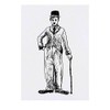 Azeeda Large 'Charlie Chaplin' Temporary Tattoos (TO00020591)
