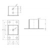 GRUNDLINE - Screw-on sleeve 70 x 70 - ground sleeves