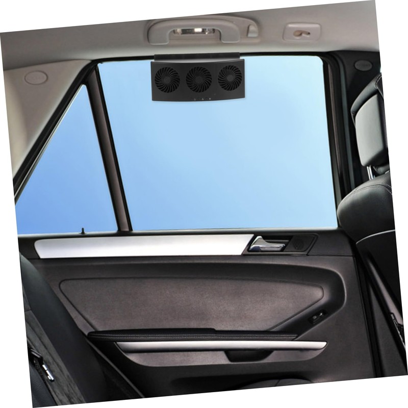 LABRIMP Car Window Vent Fan Small Exhaust Cooling Fan for