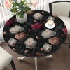 Laatse Dark Red Peony Floral Wallpaper Peel and Stick 17.5"x118"