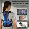 General - Corrector De Postura Ajustable Para Espalda Hombre Y