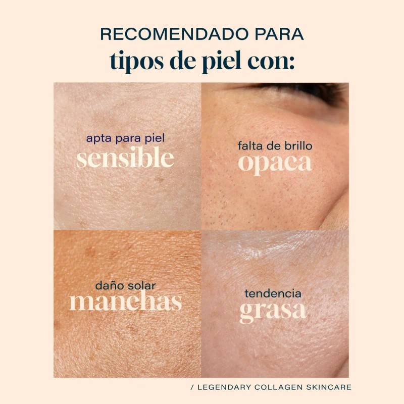 Crema Aclarante Facial Vitamina C Colágeno Hidrolizado