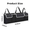 Car Trunk Organizer, 4 Storage Pockets Large Capacity, 36.2 x