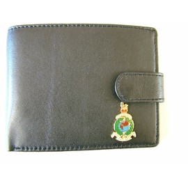 Leather Wallet with Pewter badge attached