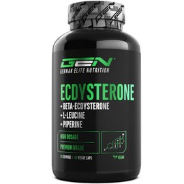 Ecdysterone Complex - 760 mg per Capsule - With 90% Beta-Ecdysterone, L-Leucine & Piperine - High Dose & - 60 Vegan Capsules