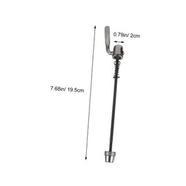 GRIRIW 2Pcs Quick Release Skewers for Trainer Bikes Durable Steel Axle for Mountain and Road Bicycles Easy Install Rear Wheel Replacement Skewer for Indoor Cycling