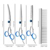 Dog Grooming Scissors Kits,5 in 1 Professional Dog Hair Cutting