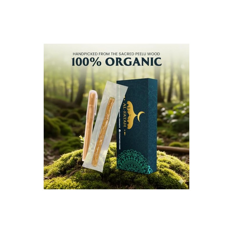Al Fatah Sewak Miswak (cepillo de dientes natural tradicional) (paquete