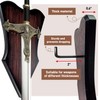 FLURSAILE Sword Plaque Wall Mount Vertical Display Holder Adjustable Stand