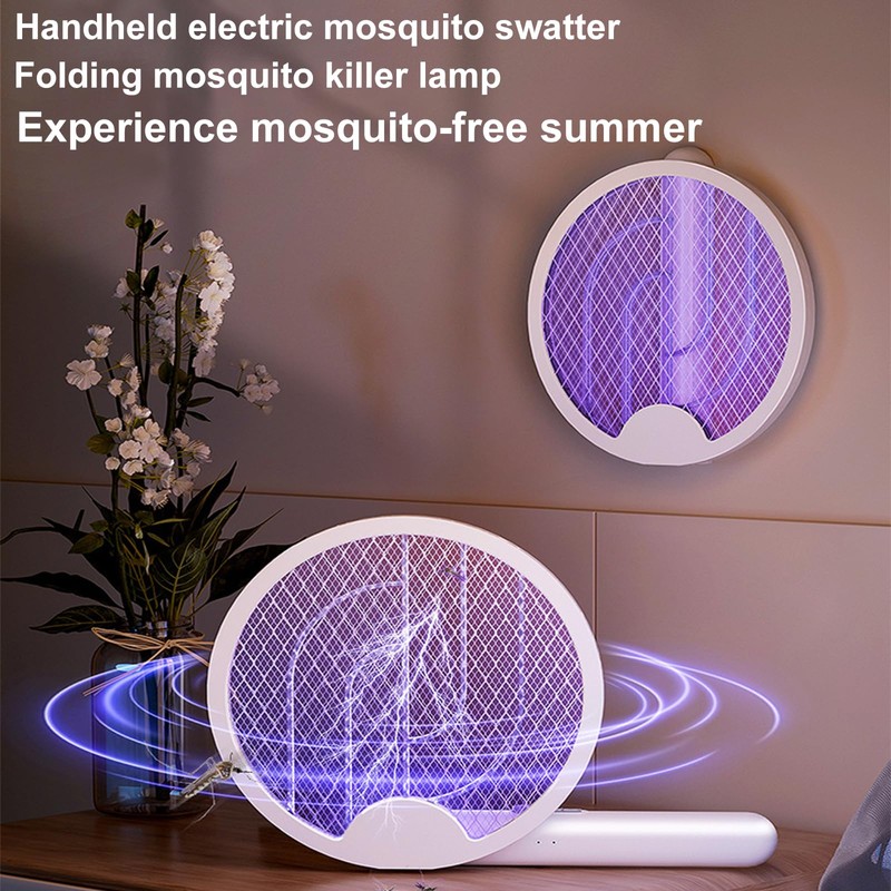 Electric Fly Swatter 4000V, Bug Zapper Racket Indoor with USB