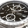 Seiko SBTR005 Men's 1/5 Second Chronograph Quartz Wristwatch, Black, Black