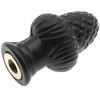 FDXGYH Brass Lamp Finial Solid Lamp Finial Cap Knob black