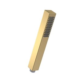 ENKI, E29, Square Pencil Design Hand Shower Modern, Handheld Shower Head Replacement, Brushed Brass