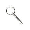 4 Pack Quick Release Pin with Ring, 1/4" Diameter Stainless