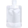 10 Pcs 30ml Transparent Travel Size Squeeze Pouches, Refillable Bottles,