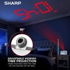 SHARP Projection Alarm Clock with Soothing Nature Sleep Sounds –