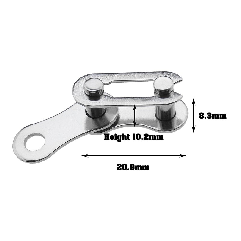 eMagTech 10 Pairs Single Speed Removable Quick Split Chain Link