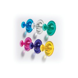 Dowling Magnets Big Push Pin Magnets. Refrigerator Magnets, Strong Magnets Heavy Duty, Whiteboard Magnets. Item 735021