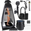 Portable Camping Shower Kit: 6ft Tent, 4000mAh Pump, 1500W Heater