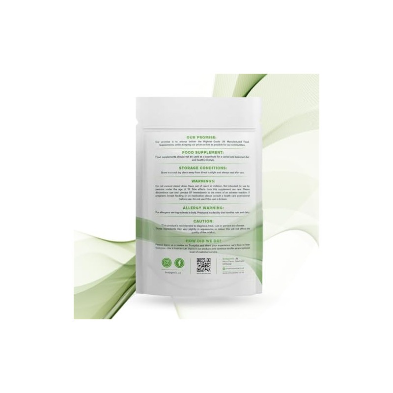 Bodygenix Lions Mane Mushroom Capsules - 500mg Anti Inflammatory Immune