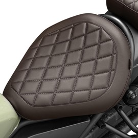 Motorcycle Rider Solo Seat Fit for Rebel CMX 500 300 CMX500 CMX300 2017-2026 Front Driver Pressure Relief Soft Pillion Saddle Cushion Pad, Brown