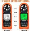 Anemometer Handheld Wind Speed Meter, BT-816B Mini Digital Air Flow