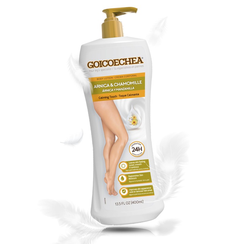 Goicoechea Arnica & Chamomile Body Lotion | Soothes Tired Legs;
