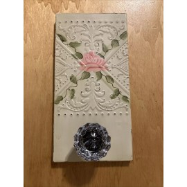 Unbranded Doorknob Wall Hook-Painted ROSE-10X5.25 Inches