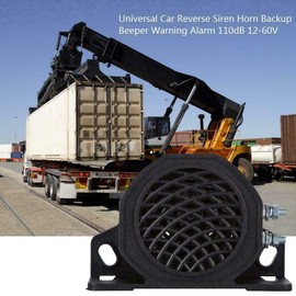 Reversing and warning alarms, Riloer 12V-80V 110 ± 5 dB IP67 Waterproof reversing horn Universal truck caravan alarm horn