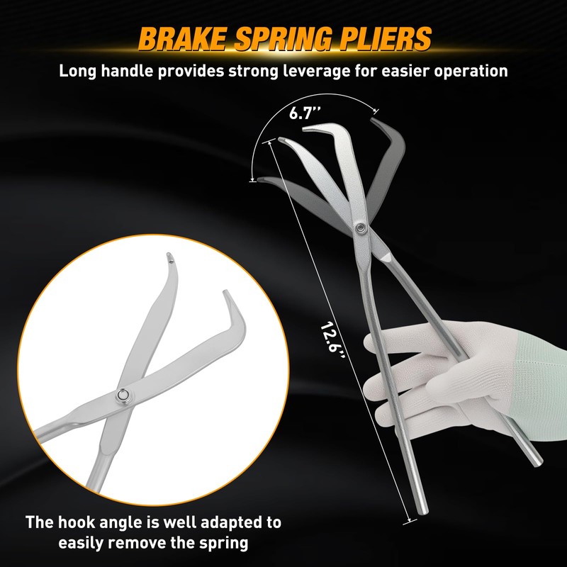 GOOACC 8PCS Drum Brake Tool Kit & 22PCS Disc Brake