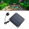20W Monocrystalline Solar Panel with Garden Pond Fountain DC12V Pump