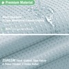 Dynamene Extra Long Shower Curtain - 96 Inch Long Waffle