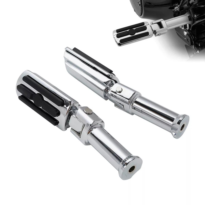 TCMT Rear Passenger Footpegs Peg Bracket Fit For Harley Softail