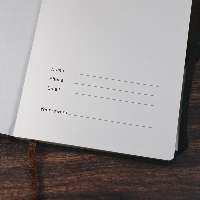 A5 Lined Notebook, Journal Lined Hardcover with 100gsm Premium Thick