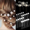 WRENYZK 23 Pcs Bridal Hair Pins, Clips and Barrettes with