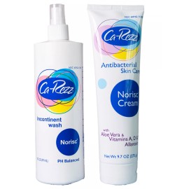 CA-REZ Antibacterial Skin Cream w/ Aloe Vera, 1/EA 9.7oz  1/TB PH wash Ca-Rezz® 16 oz