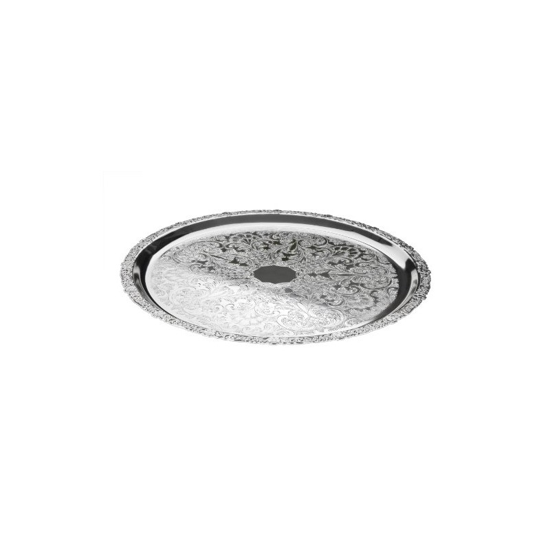 Amanda Tableware Silver Plated Serving Tray with Special Tarnish Resistant