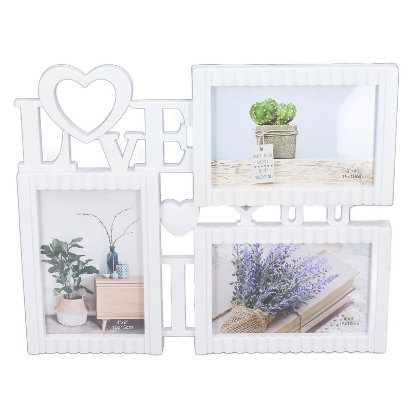 Modern Picture Frame 3 Hole Photo Frame Tabletop Decorative Photo