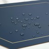 Faux Leather Placemats,Wipeable Dual Sided,Set of 4