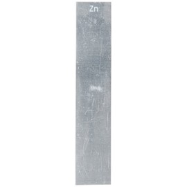 Ajax Scientific EL160-0006 Zinc Electrode Strip, 132mm Length x 25mm Width